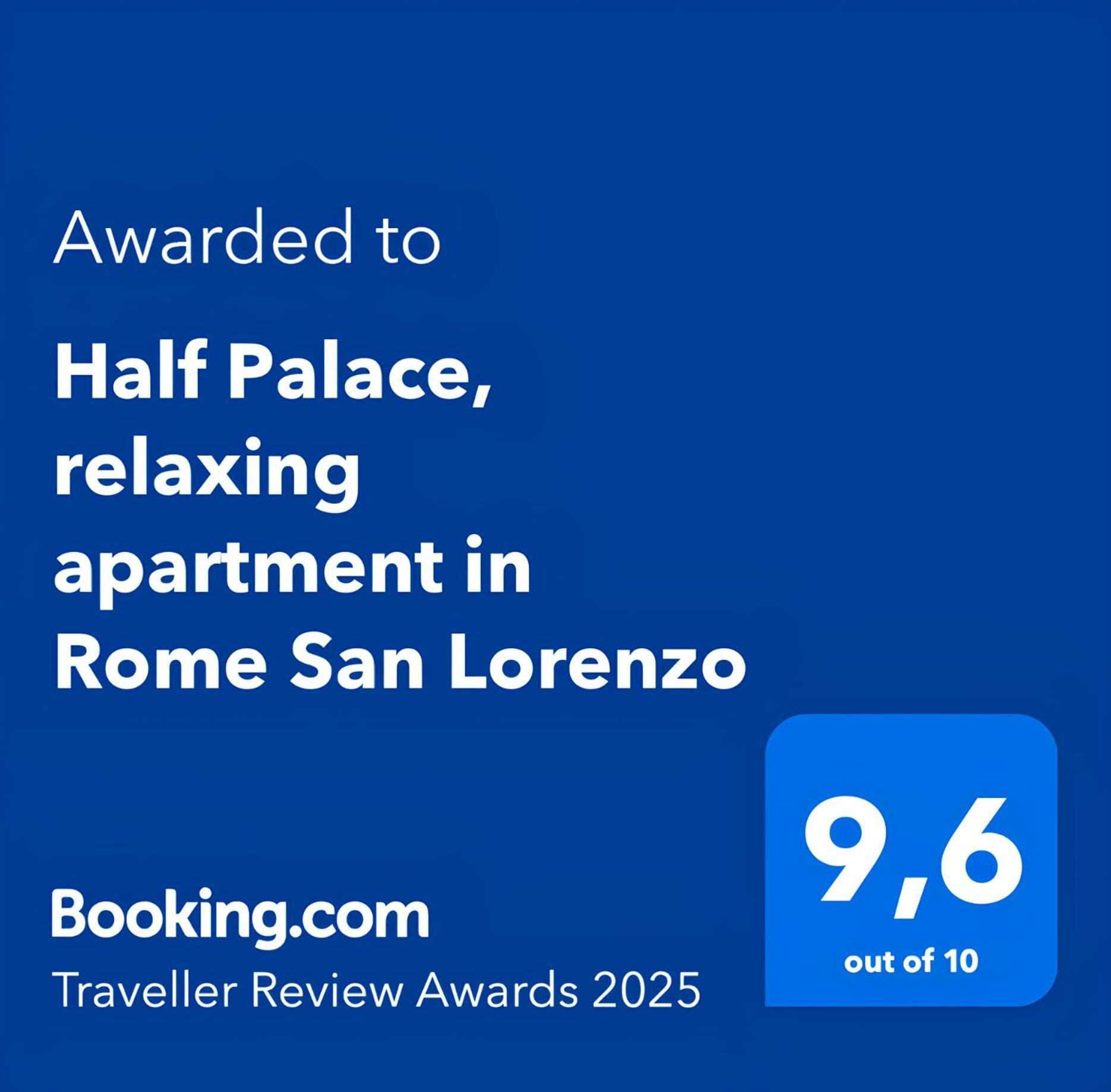 Half Palace, Relaxing Apartment In Rome San Lorenzo Exterior foto